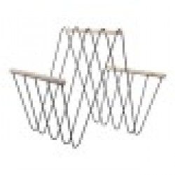 поставка за списания DKD Home Decor Желязо Дървен MDF (41 x 31 x 36 cm) - Cutii, organizatoare și alte produse de depozitare