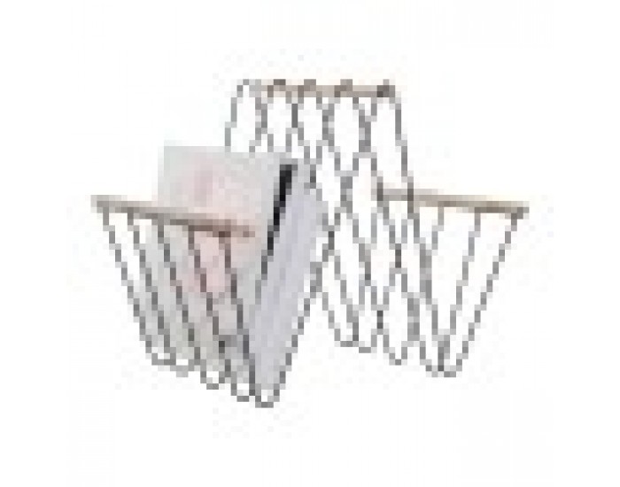 поставка за списания DKD Home Decor Желязо Дървен MDF (41 x 31 x 36 cm)