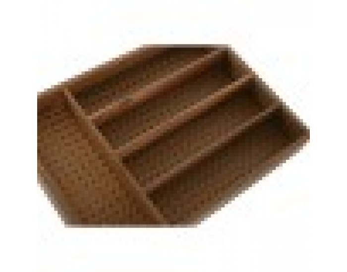 Органайзер за Прибори Home ESPRIT Естествен Aкациево дърво 34,5 x 25,5 x 5 cm