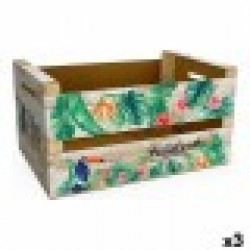 Кутия за Съхранение Confortime Paradise (3 броя) (44 x 24,5 x 23 cm) - Cutii, organizatoare și alte produse de depozitare