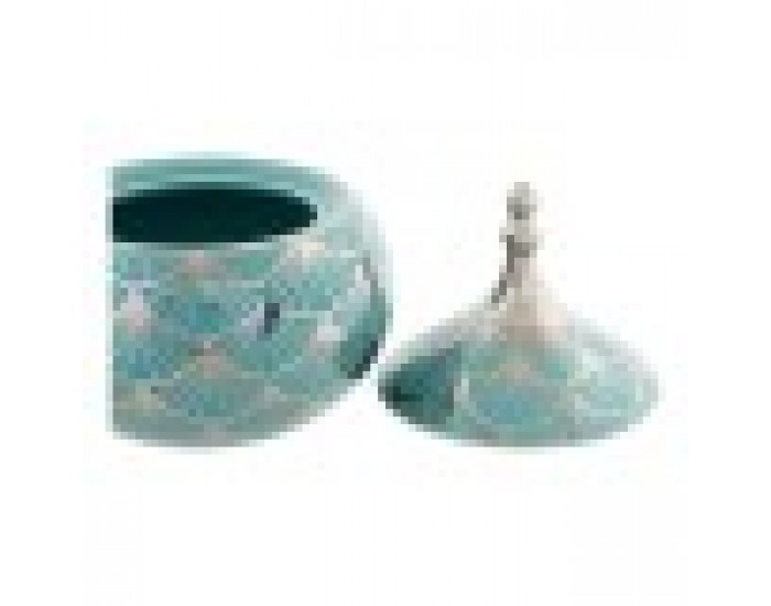 Кутия за бижута DKD Home Decor Порцелан Ориенталски (14 x 14 x 17 cm)