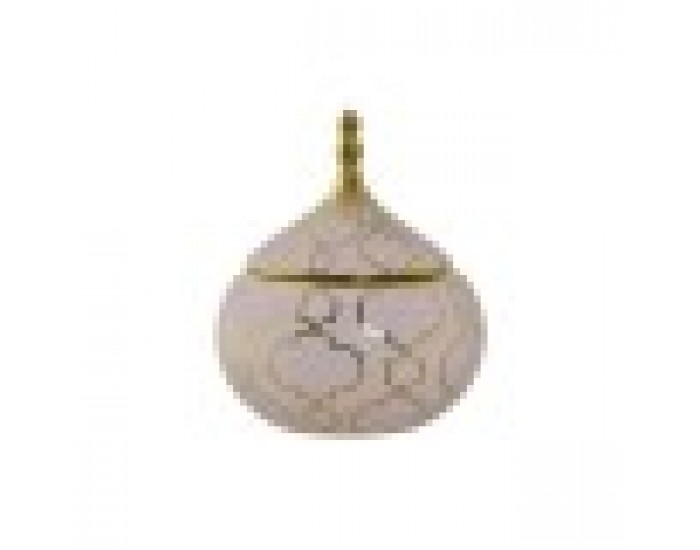 Кутия за бижута DKD Home Decor Порцелан Ориенталски (14 x 14 x 17 cm)