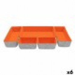 Игра на Кошници Confortime 5 Части Филц 27,5 x 20 x 5,3 cm (5 Части) (6 броя) - Cutii, organizatoare și alte produse de depozitare