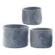 Кошница DKD Home Decor Mason полиестер