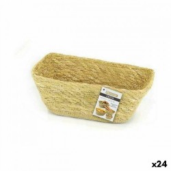 Многофункционална Кошница Privilege Морска трева Квадратен 11 x 6,5 x 7 cm (24 броя) - Cutii, organizatoare și alte produse de depozitare