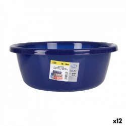 Купа за Измиване Dem Eco Кръгъл Син 10 L 37 x 37 x 14 cm (12 броя) - Cutii, organizatoare și alte produse de depozitare