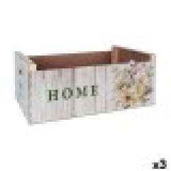 Кутия за Съхранение Confortime Sweet Home Многоцветен Дървен Lilled 58 x 39 x 21 cm (3 броя) - Cutii, organizatoare și alte produse de depozitare