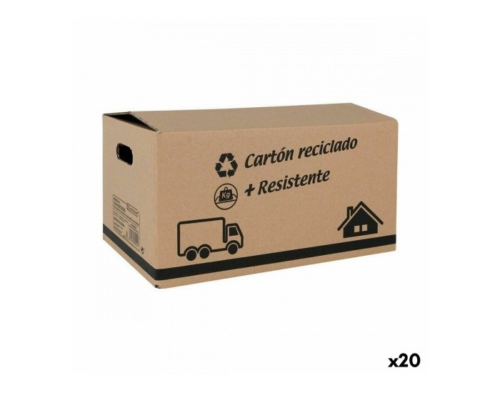 Кутия за Съхранение с Капак Confortime Картон 40 X 25 X 20 cm (20 броя)
