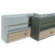 Многофункционален Органайзер DKD Home Decor Мента Зелен Полипропилен (PP) Дървен MDF (2 pcs) (30 x 9 x 17 cm)