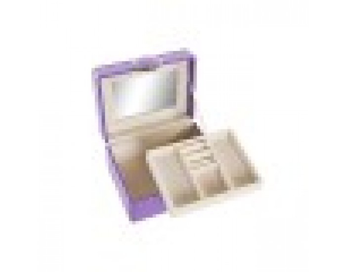 Кутия за бижута DKD Home Decor Люляк PU Дървен MDF (23 x 17 x 10 cm)