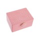 Кутия за бижута DKD Home Decor Розов PU Дървен MDF (23 x 17 x 10 cm)