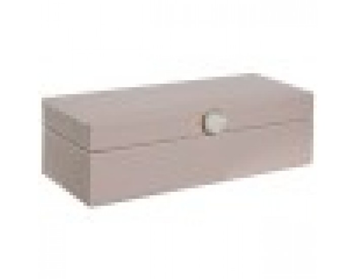 Кутия за бижута Home ESPRIT Светло розово 28,5 x 12,5 x 5,5 cm