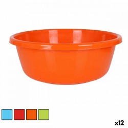 Купа за Измиване Dem Colors Кръгъл 10 L 36,5 x 36,5 x 14 cm (12 броя) - Cutii, organizatoare și alte produse de depozitare