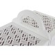 Кутия за бижута DKD Home Decor Кристал Бял Светло розово Дървен MDF (30 x 17 x 24 cm)