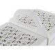 Кутия за бижута DKD Home Decor Кристал Бял Слонова кост Дървен MDF 30 x 17 x 24 cm