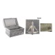 Кутия за бижута DKD Home Decor Сребрист Дървен Алуминий Зелен (25 x 15 x 18 cm)