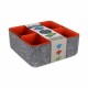 Органайзери Confortime Филц 25,2 x 25 x 10 cm (6 броя)