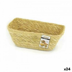 Многофункционална Кошница Privilege Морска трева Квадратен 14 x 9 x 7,5 cm (24 броя) - Cutii, organizatoare și alte produse de depozitare