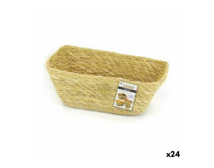 Многофункционална Кошница Privilege Морска трева Квадратен 14 x 9 x 7,5 cm (24 броя)