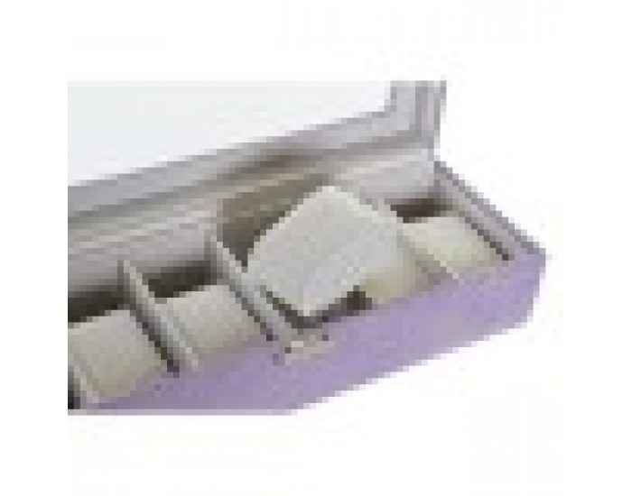 Кутия за бижута DKD Home Decor Полиуретан Люляк (33 x 11 x 9 cm)