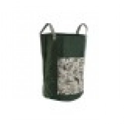Чанта Home ESPRIT Бял Зелен Памук 40 x 40 x 60 cm - Cutii, organizatoare și alte produse de depozitare