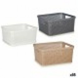 Многофункционална Кошница Пластмаса 2,5 L 24,5 x 10,4 x 18,5 cm (18 броя) - Cutii, organizatoare și alte produse de depozitare