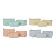 Игра на Кошници DKD Home Decor полиестер Памук (4 pcs)