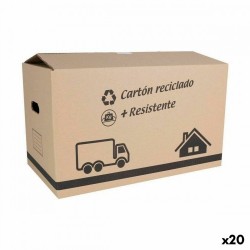 Кутия за Съхранение с Капак Confortime Картон 50 x 29 x 30 cm (20 броя) - Cutii, organizatoare și alte produse de depozitare