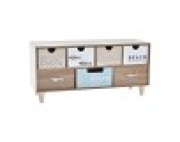 Кутия за бижута DKD Home Decor Дървен Плаж (40 x 16 x 19 cm)