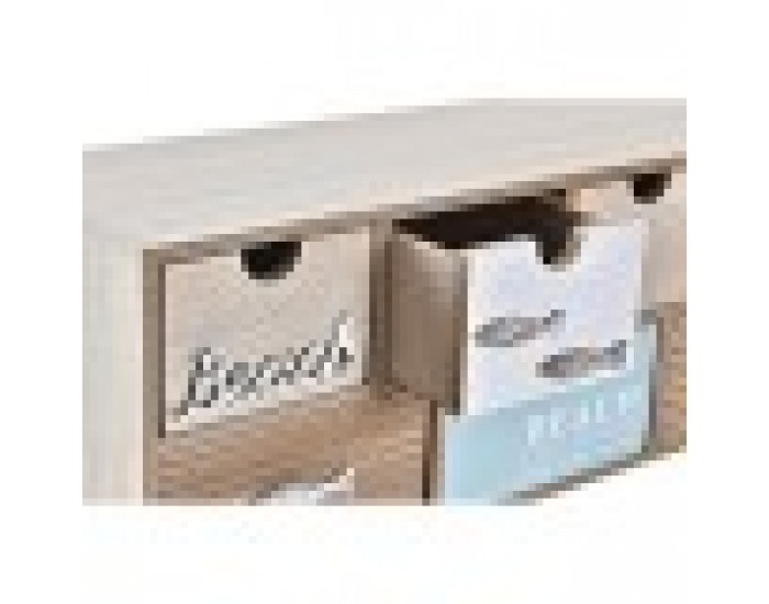 Кутия за бижута DKD Home Decor Дървен Плаж (40 x 16 x 19 cm)
