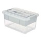 Многофункционална Кутия Сив Прозрачен Пластмаса 5 L 29,5 x 14,5 x 19,2 cm (6 броя)