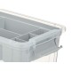 Многофункционална Кутия Сив Прозрачен Пластмаса 5 L 29,5 x 14,5 x 19,2 cm (6 броя)