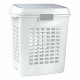 Кош за Мръсни Дрехи Бял 50 L (4 броя)