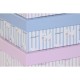 Комплект Кутии за Подреждане една върху друга DKD Home Decor Син Розов Картон (43,5 x 33,5 x 15,5 cm)