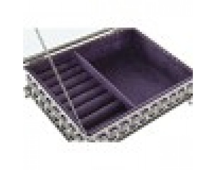 Кутия за бижута DKD Home Decor Кристал Метал (24 x 18 x 7 cm)