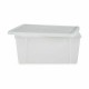 Кутия за Съхранение с Капак Stefanplast Elegance Бял Пластмаса 29 x 17 x 39 cm (6 броя)