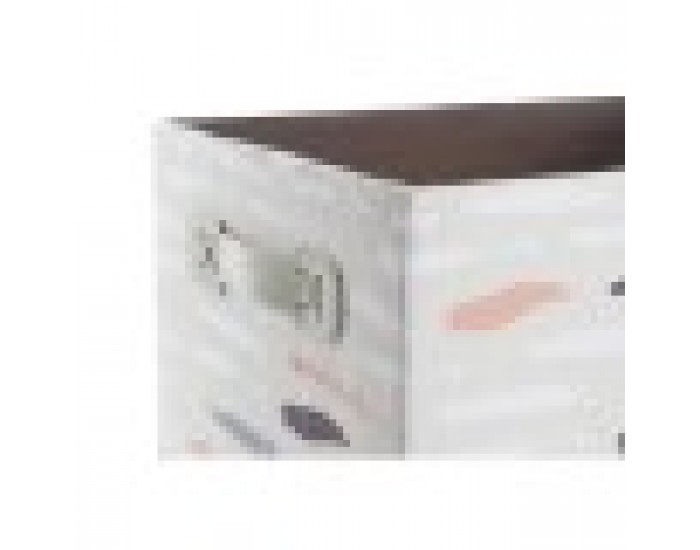 Игра на Кошници DKD Home Decor Кафяв Сив Оранжев полиестер (32 x 24 x 18 cm) (3 броя)