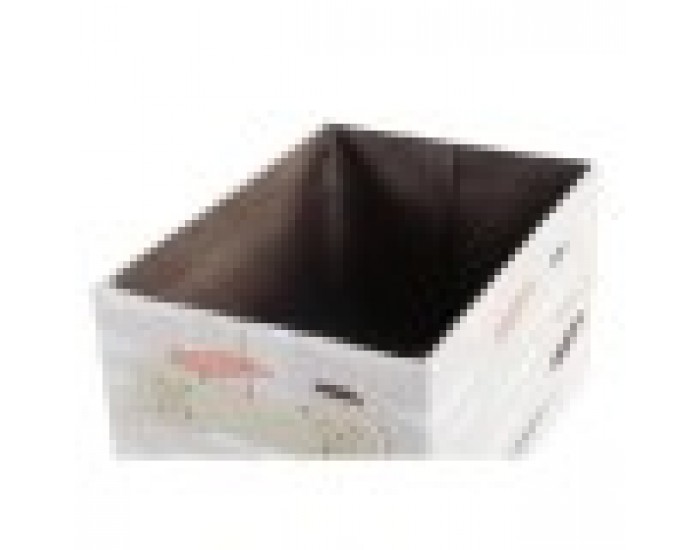 Игра на Кошници DKD Home Decor Кафяв Сив Оранжев полиестер (32 x 24 x 18 cm) (3 броя)