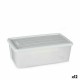Кутия за Съхранение с Капак Stefanplast Elegance Бял Пластмаса 5 L 19,5 x 11,5 x 33 cm (12 броя)