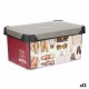 Кутия за Съхранение Пластмаса Vintage 5 L (19 x 13,5 x 29 cm) (12 броя)