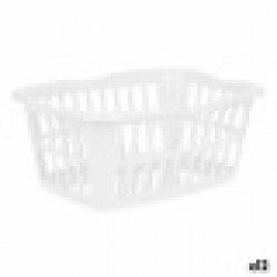 Кош Бял полипропилен 50 L 58 x 24 x 42 cm (12 броя) - Kipit