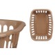 Кош Тъмнокафяв полипропилен 50 L 58 x 24 x 42 cm (12 броя)