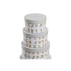 Многофункционална Кутия DKD Home Decor Бял Детски Многоцветен Lilled Картон (37,5 x 37,5 x 18 cm)