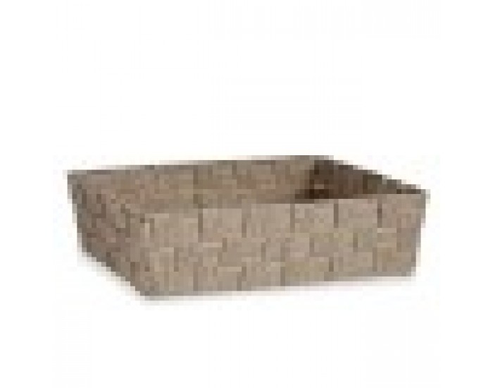 Многофункционална Кошница Бежов Плат 3,8 L 34 x 8,5 x 21 cm (18 броя)