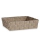 Многофункционална Кошница Бежов Плат 3,8 L 34 x 8,5 x 21 cm (18 броя)