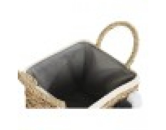 Игра на Кошници DKD Home Decor Естествен Памук Помпони Естествено влакно (33 x 33 x 25 cm)