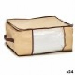 Торба за Съхранение Сметана полиестер полипропилен 27 L 45 x 30 x 20 cm (24 броя) - Cutii, organizatoare și alte produse de depozitare