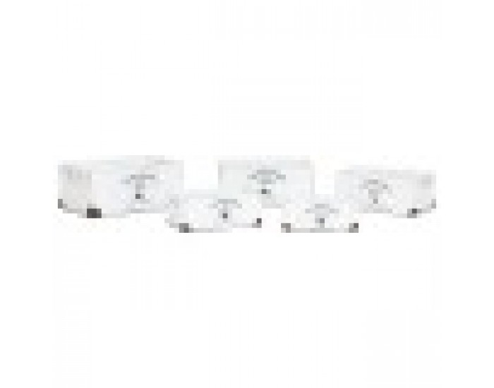 Комплект Декоративни Кутии Home ESPRIT Sanderford Бял Cмърч 35 x 22 x 15 cm 5 Части