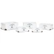 Комплект Декоративни Кутии Home ESPRIT Sanderford Бял Cмърч 35 x 22 x 15 cm 5 Части