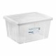 Кутия за Съхранение с Капак Tontarelli Linea box 29 L 47 x 36 x 24,5 cm (6 броя)